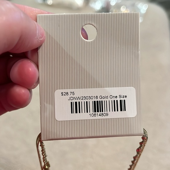 Gold Rosalie Layered Necklace/NWT - Picture 6 of 6